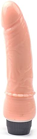 BeHorny Realistic Penis Vibrator Dildo, 8.2" Length, Veins, Penis Head, Massive Power, Flesh