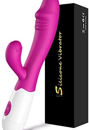 G Spot Rabbit Vibrator for Women,USB Rechargeable Dildo Vibrator 12 Powerful Vibrations Sex Machine,Anal Clitoris Vagine Stimulator Adult Sex Toys for Couple Female Men Beginners Maturbation (Purple)