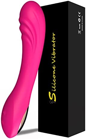 G Spot Vibrator for Women Clitoral Stimulator, Dildo Penis Vibrator for Women with 12 Vibration Patterns, Rechargeable Vagina Clitoris Anal Stimulation G-Spot Vibe Adult Sex Toys for Couple (Rosy)
