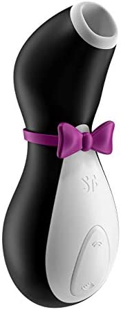 Satisfyer pressure wave vibrator Pro Penguin Next Generation, clitoris sucker with 11 vibration modes, lay-on vibrator with battery technology, waterproof (IPX7)