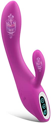 Rabbit G spot Vibrators for Women, Silent Clitoris Vibrators Sex Toys for Women Pleasure, Funend Classic Vibrators Vibrating Dildos Clitoral Stimulator for Women Couples with 7 Strong Modes, Purple