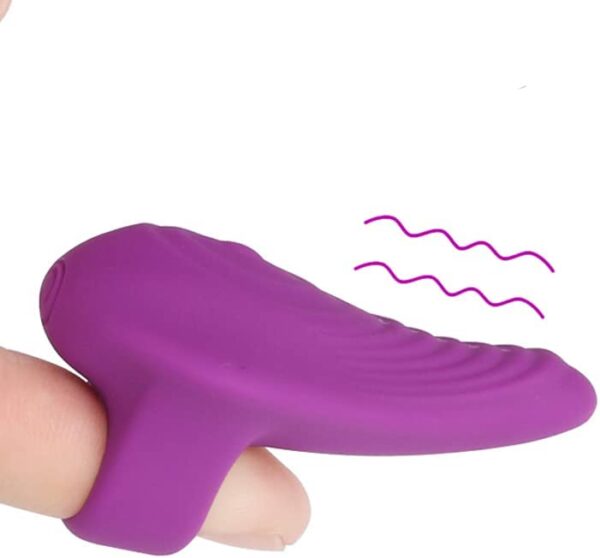 SH Finger Vibrator with 9 Vibration Settings | Waterproof and Rechargeable | Silicone | Pink