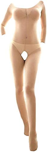 Bommi Fairy Women's Sexy Leotard Fishnet Bobysuits Transparent Underwear Long Sleeve Jumpsuit Lingerie Nightwear Easy To Tear