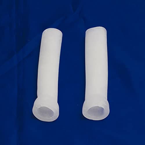 JSSMATE 2PCS 5.5 "Penis Pumps for Mens Men Bigger Penis Extender Enlarger Silicone Sleeves for Penis Enlargement Pumping Men Enhancer Case ONLY Silicone Tube (2PCS)