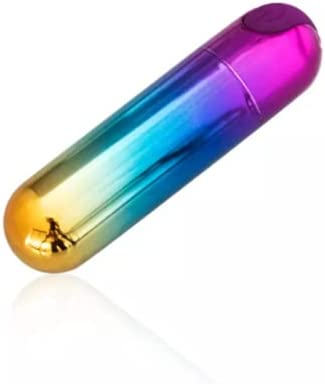Rainbow Mini Bullet Vibrator 10 Modes Waterproof Rechargeable