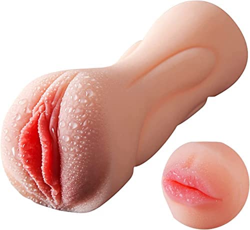 Realistic Masturbator, Mastubrator Man Sex Toy Pussy Pocket Pussy Realistic Large with 3D Vagina Clitoris Erotic Sex Toy for Men Masturbating Man