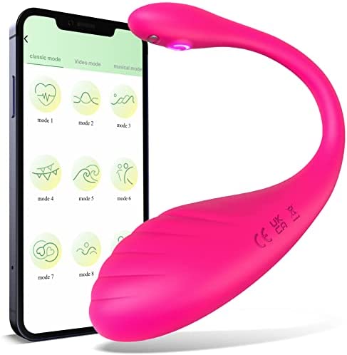 Upgrade Wearable Vibrator Sex Toys with APP Control, Long Distance Adult Toys Silicone Vibrating Panties Vaginal Stimulator Clitoral and Anal Massager Panty G-spot Dildo for Women and Couple