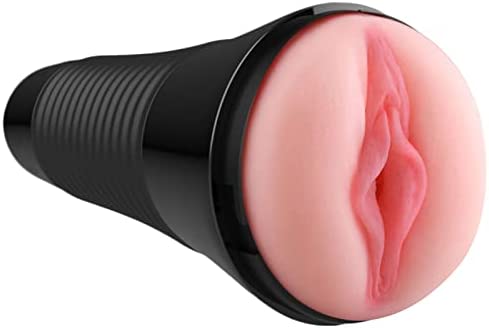 Realistic Masturbator for Men Sex Toy with 3D Vagina, TPE Pocket Pussy for Male Stimulation, Erotic Manual Cup Masturbators for Men