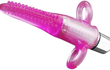 Finger Vibrator, Finger Massager Masturbator Vagina Stimulator Silicone Finger Vibrator Sex Dildo Toys for G Spot Clitoral Women Pleasure