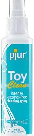 pjur Toy Clean - Cleaning Spray Specially Developed for Sex Toys - Alcohol and Perfume Free - for hygienic Cleaning (100ml)